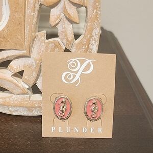 Pink Seahorse Earrings